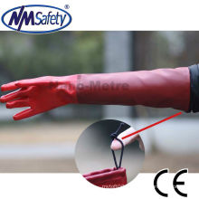 NMSAFETY long cuff pvc waterproof fishing work gloves